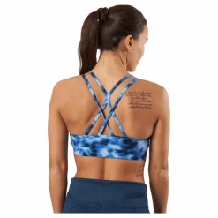 Women's Form Strappy Crop Top Blue