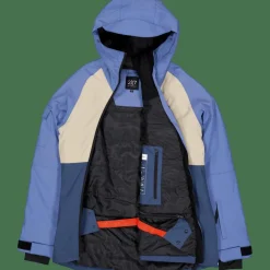 Women’S Light Padded Ski Jacket Nelkerim Dusty Blue