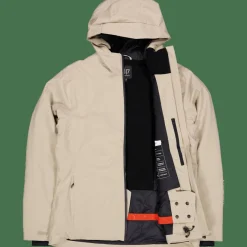 Women’S Light Padded Ski Jacket Kabo Sand