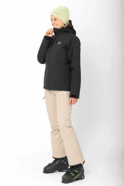 Women’S Light Padded Ski Jacket Kabo Black