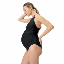 Womens Maternity Fitness 1pc Black