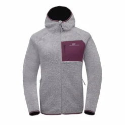 Women’S Wool Pile Hoodie Skord Grey