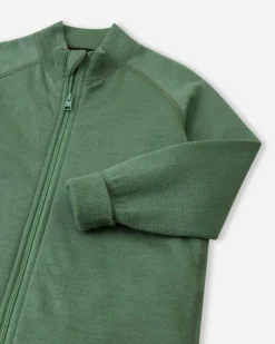 Wool Overall, Parvin Green Clay