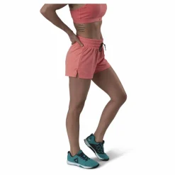 Wor Knit Poly Short Pink