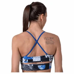 Wor Myt Aop Bra Blue/Black