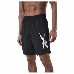Wor Woven Graphic Short Black