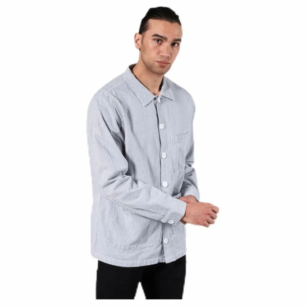 Worker Jacket Sala Thin Stripes Blue