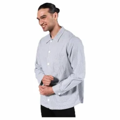 Worker Jacket Sala Thin Stripes Blue