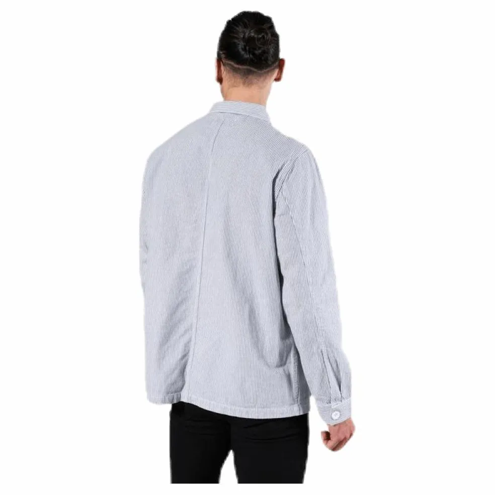 Worker Jacket Sala Thin Stripes Blue