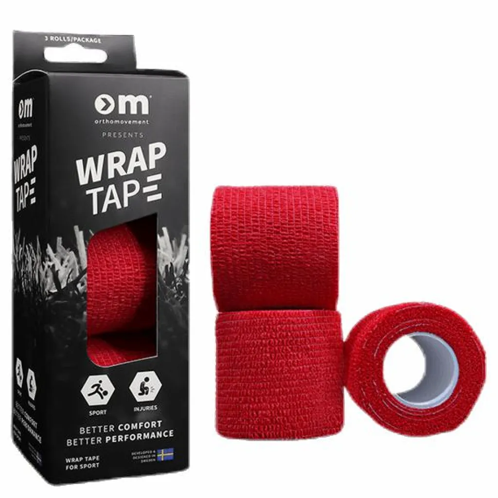 Wrap Tape 5CM/4,5M x3 Red