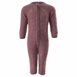 Wrilla Wool Ls Knit Suit Red