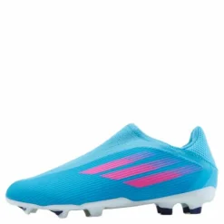 X Speedflow.3 Laceless Firm Ground Boots Sky Rush / Team Shock Pink / Cloud White
