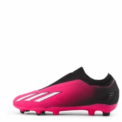 X Speedportal.3 Laceless Firm Ground Boots Team Shock Pink 2 / Zero Metalic / Core Black