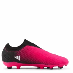 X Speedportal.3 Laceless Firm Ground Boots Team Shock Pink 2 / Zero Metalic / Core Black