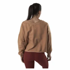 Yoga Off-Mat Fleece V-Neck Pink/White