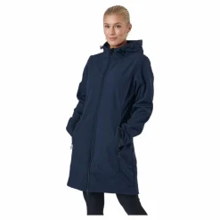 Zadie W Long Softshell Jacket  Navy Blazer