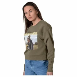 Ziggy L/S O-Neck Box Swt Green