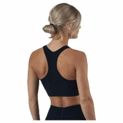Zip Sports Bra Black